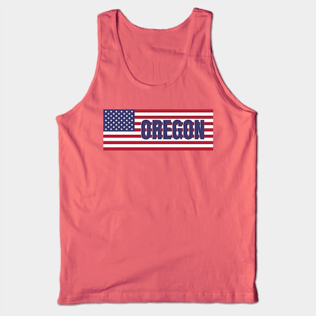 Oregon State in American Flag Tank Top by aybe7elf